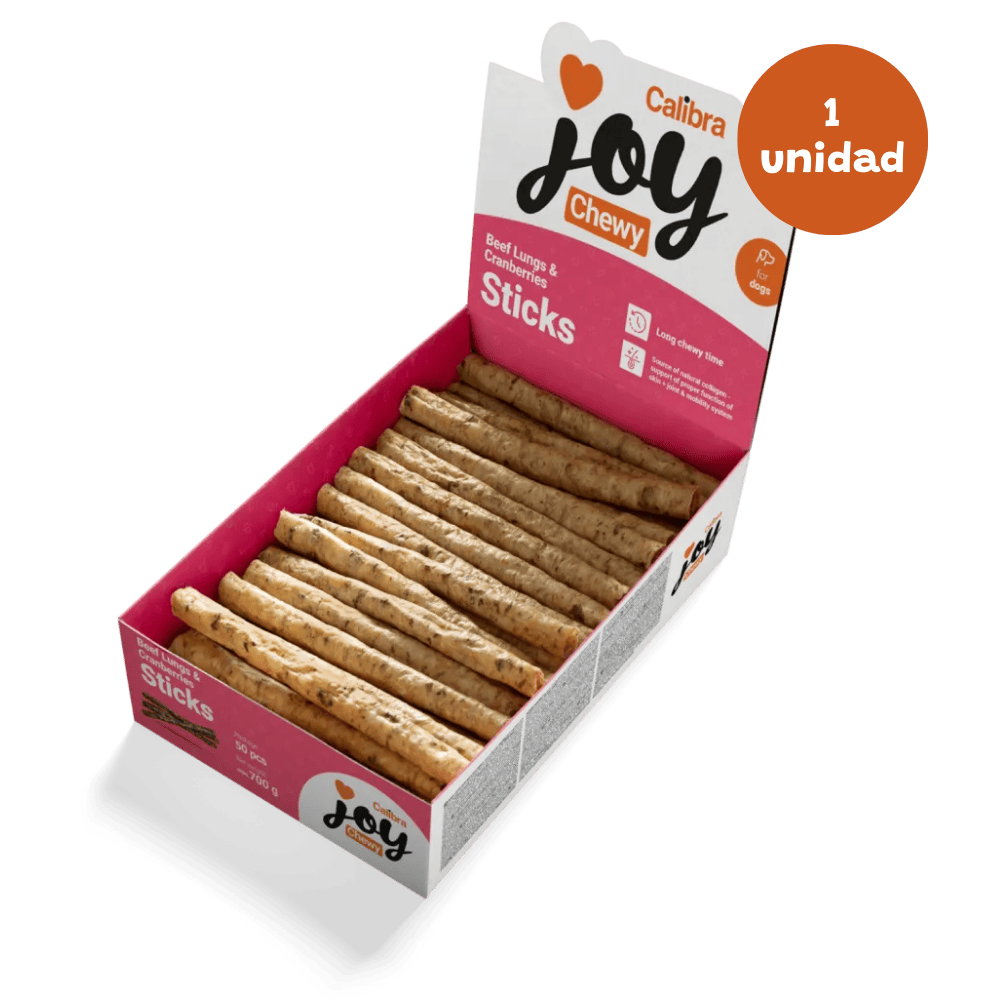 Sticks de Ternera y Arándanos Calibra Joy Snacks Naturales para Perros (1 ud) CALIBRA JOY Mascotas-Ávila