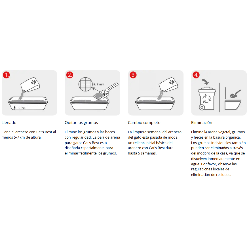 Cat'S Best Original Arena Aglomerante Vegetal CAT'S BEST Mascotas-Ávila