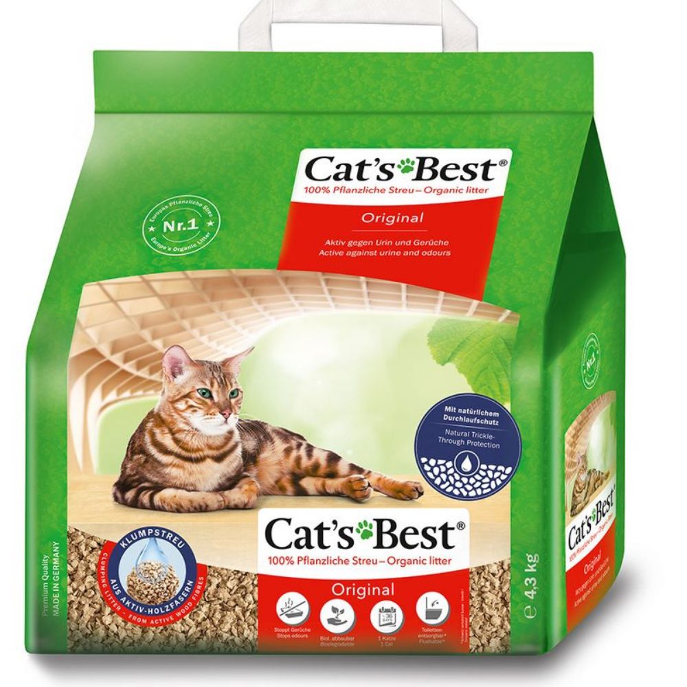 2.1 kg Cat'S Best Original Arena Aglomerante Vegetal CAT'S BEST Mascotas-Ávila