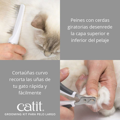 Catit Kit Grooming Pelo Largo CATIT Mascotas-Ávila