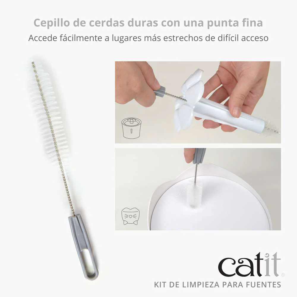 Catit Kit Limpieza Bebederos Fuentes CATIT Mascotas-Ávila
