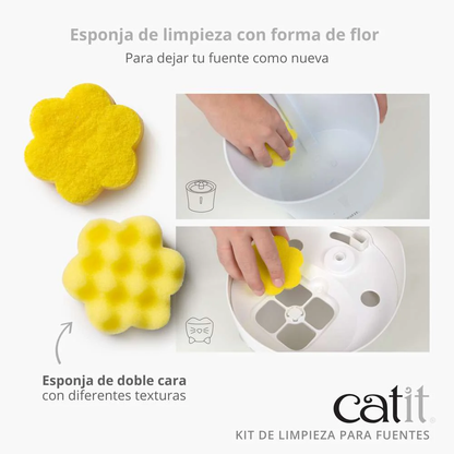 Catit Kit Limpieza Bebederos Fuentes CATIT Mascotas-Ávila