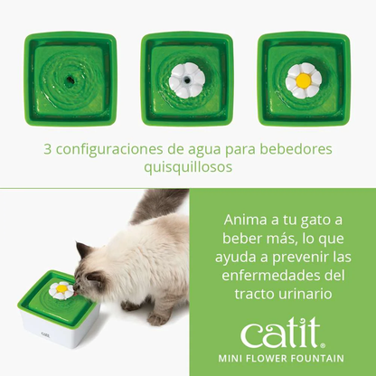 Catit Mini Bebedero Flor 1,5 Lts CATIT Mascotas-Ávila