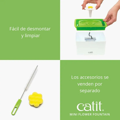 Catit Mini Bebedero Flor 1,5 Lts CATIT Mascotas-Ávila