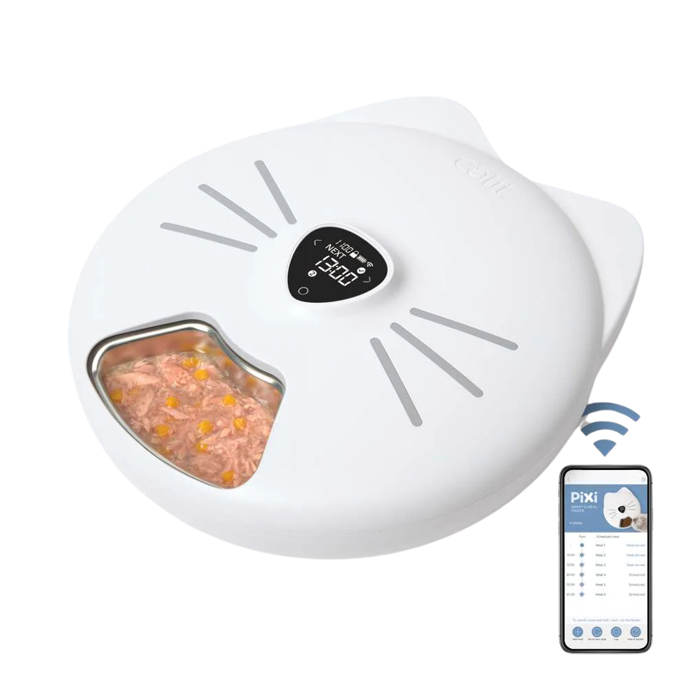 Catit Pixi Comedero Inteligente Para Gatos 6 Raciones CATIT Mascotas-Ávila