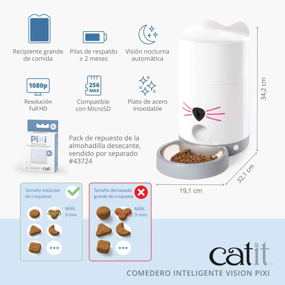 Catit Pixi Comedero Inteligente Vision CATIT Mascotas-Ávila