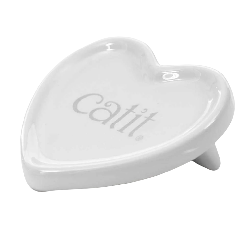 Catit Plato Corazon Creamy CATIT Mascotas-Ávila