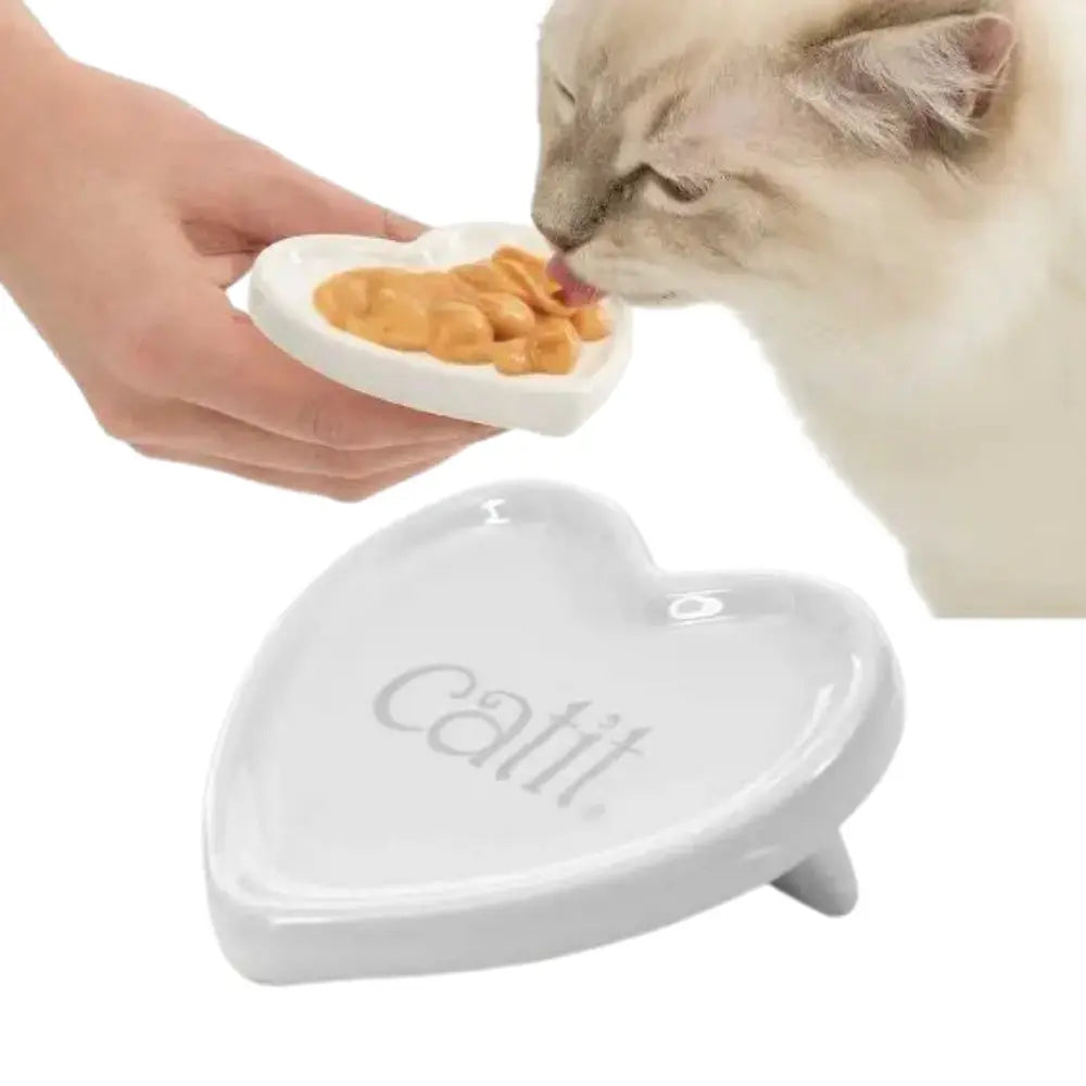 Catit Plato Corazon Creamy CATIT Mascotas-Ávila