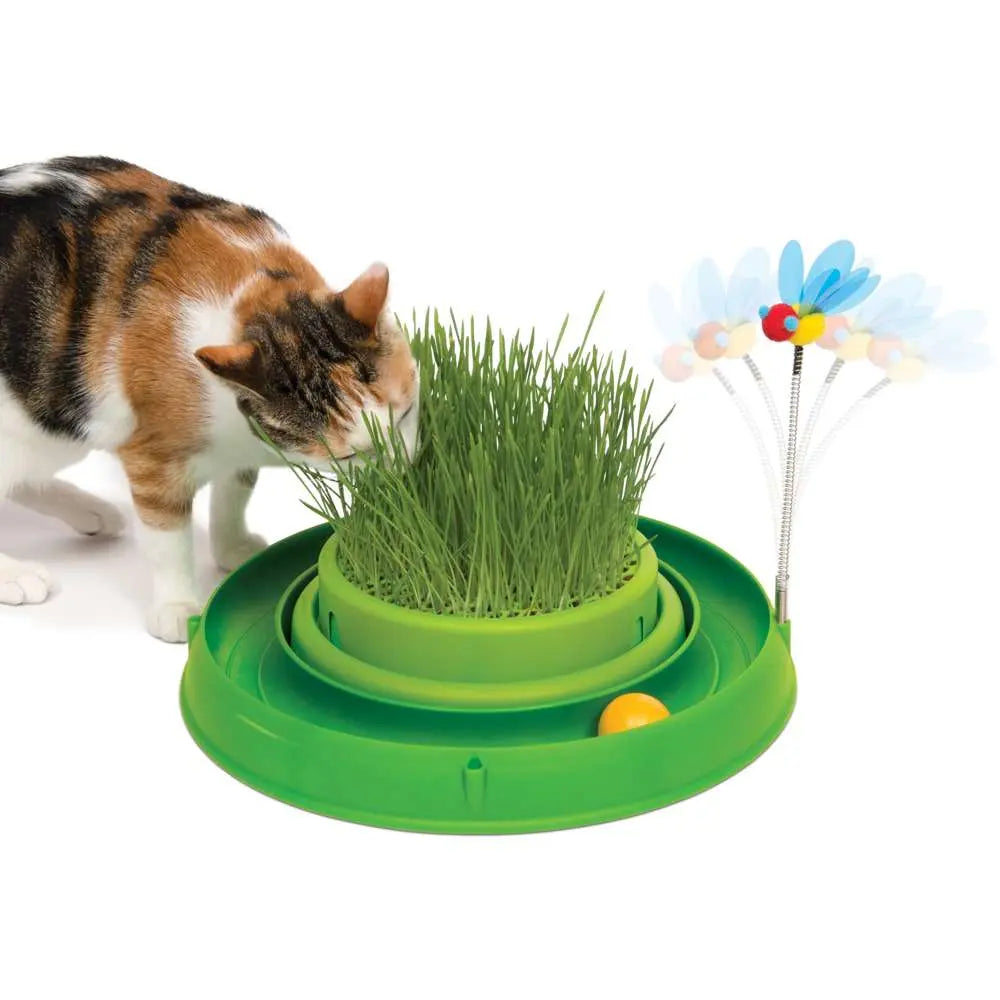 Catit Play Juguete Interactivo Circuitos Germinador Gatos CATIT Mascotas-Ávila