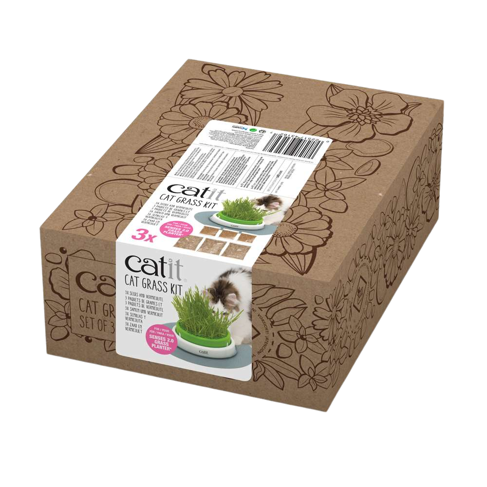 Catit Senses 2.0 Cat Grass Kit 3Pc Recarga CATIT Mascotas-Ávila