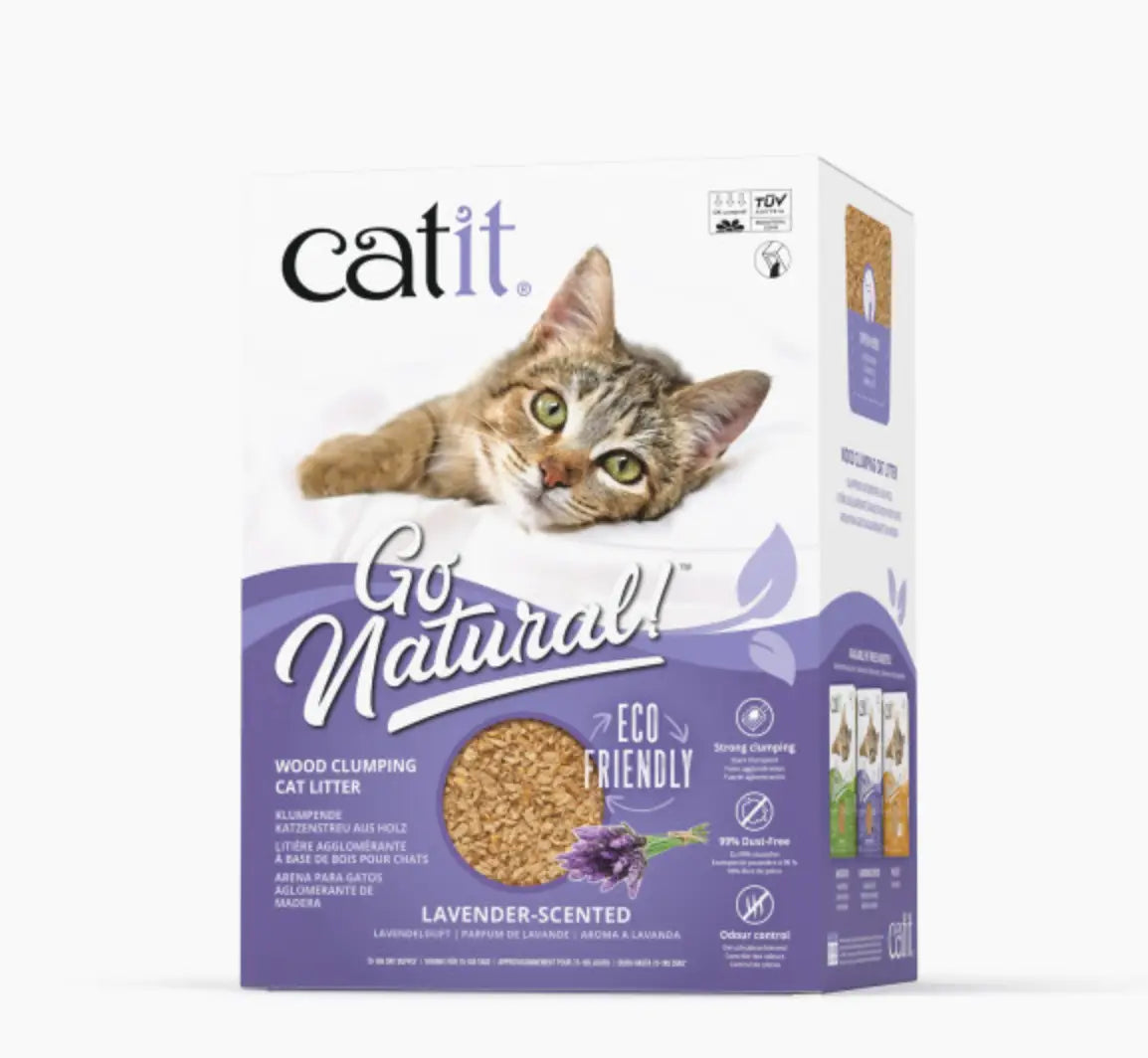 Catit Go Arena Natural Guisante Lavanda 14L 5,6K - Mejor Precio - Mascotas Ávila