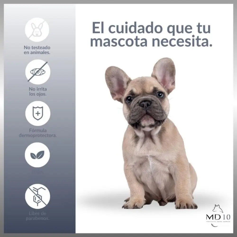 Champú Bulldog Frances 300ml Md10 MD10 Mascotas-Ávila