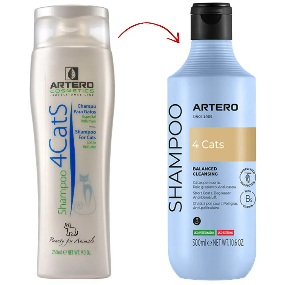 Champú Gato 250 ml 4 Cats Artero ARTERO Mascotas-Ávila