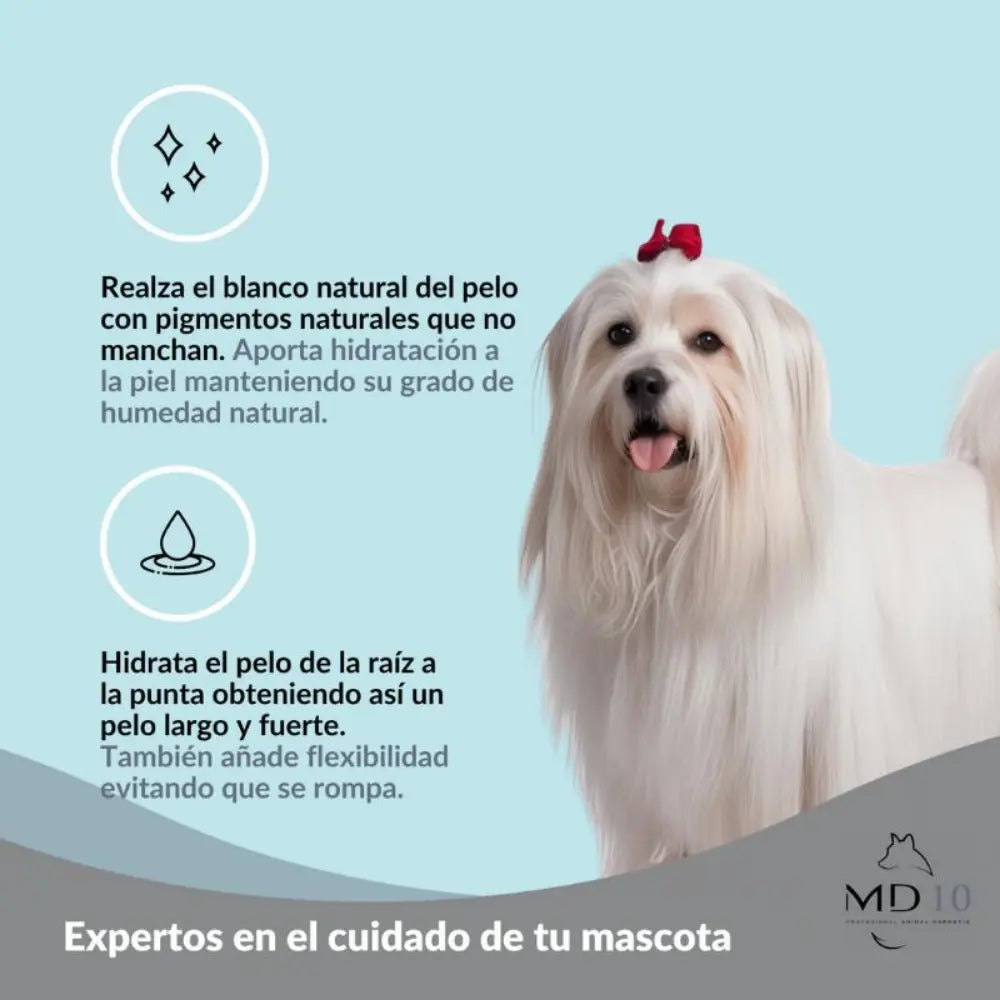 Champú Maltes 300ml Md10 MD10 Mascotas-Ávila