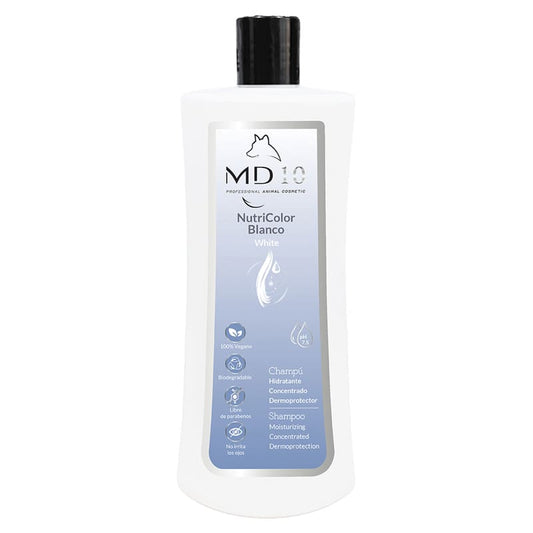 Champú Nutricolor Blanco 750ml MD10 MD10 Mascotas-Ávila