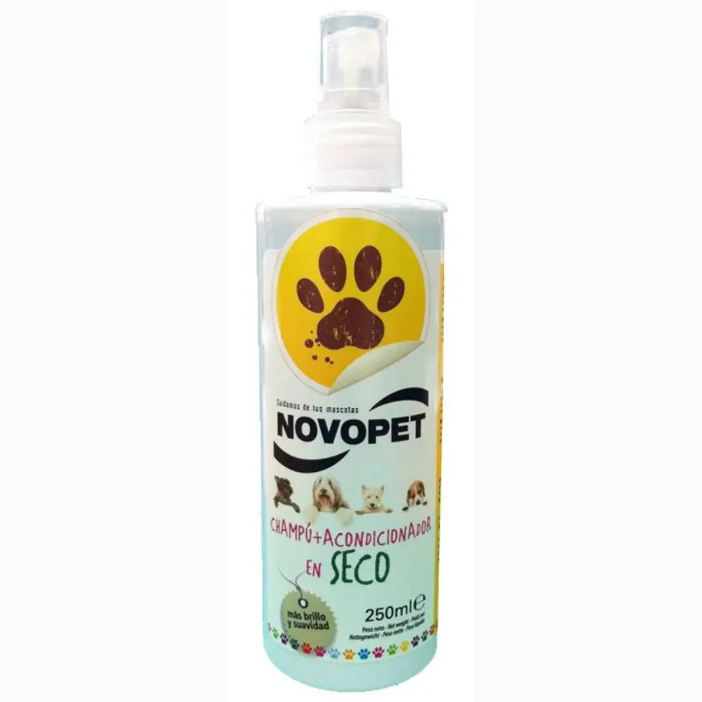 Champú Perro 250 ml En Seco Novopet NOVOPET Mascotas-Ávila