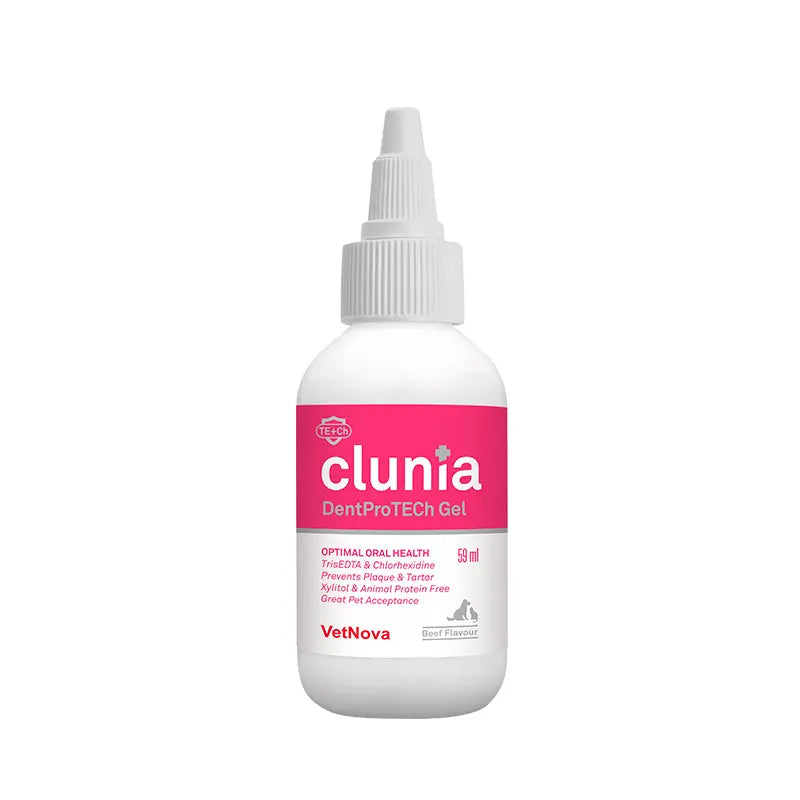 Clunia DentProtech 59 ml Gel Higiene Bucal para Perros y Gatos VETNOVA Mascotas-Ávila