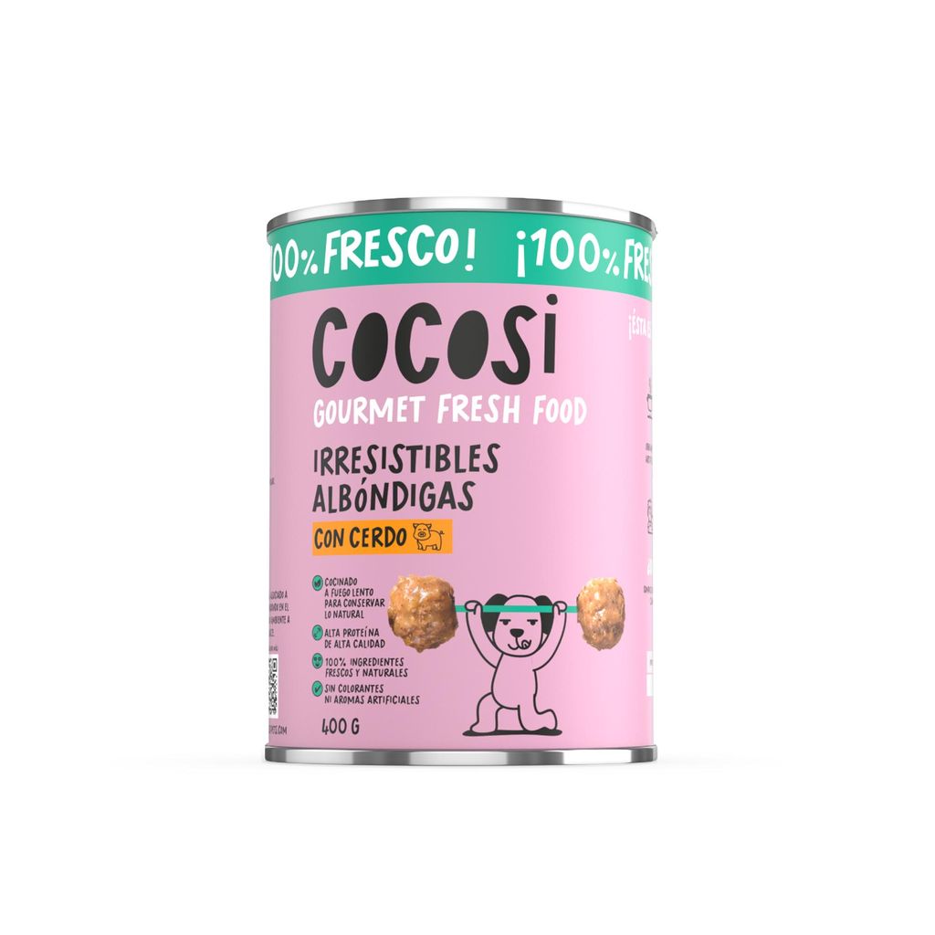 Cocosi Lata de Albóndigas de Cerdo para Perros COCOSI Mascotas-Ávila