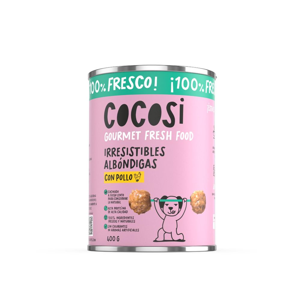 Cocosi Lata de Albóndigas de Pollo para Perros COCOSI Mascotas-Ávila