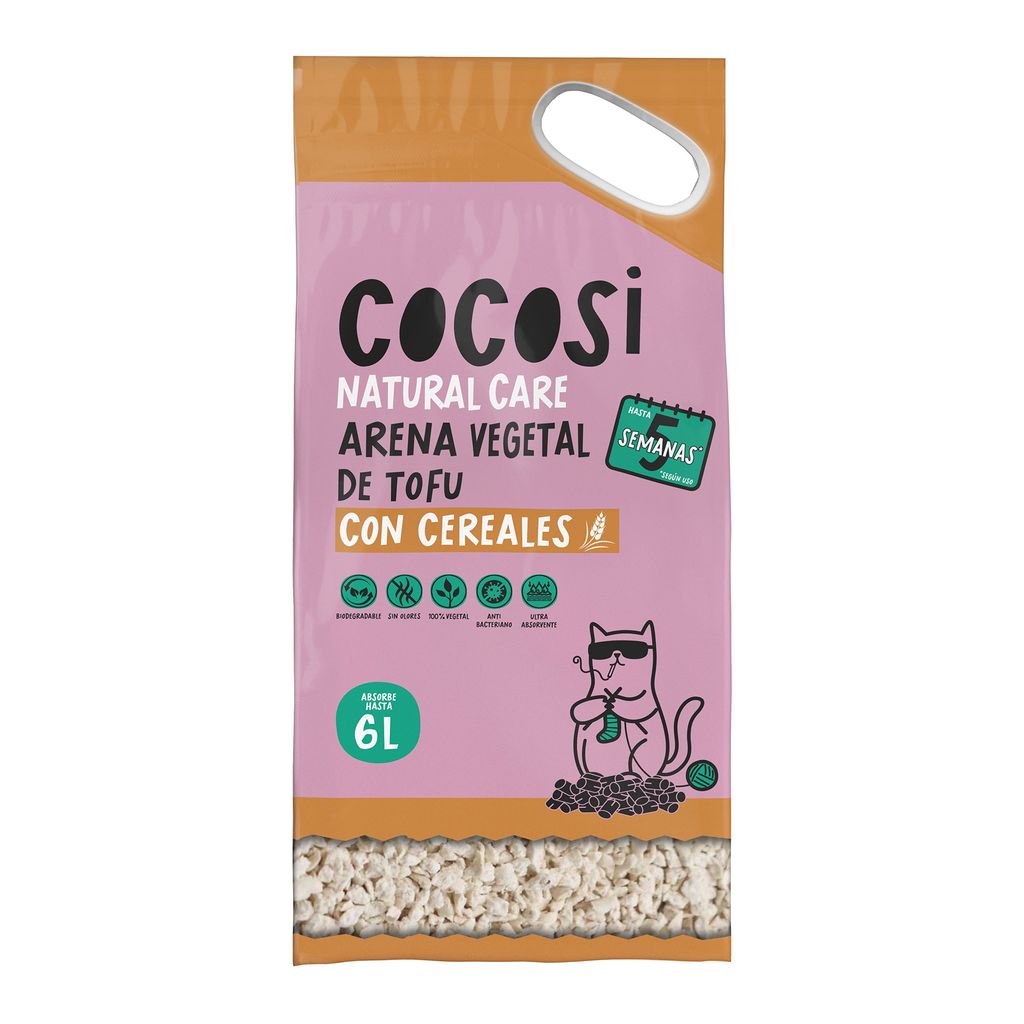 Cocosi Lecho Vegetal de Cereales para Gatos COCOSI Mascotas-Ávila