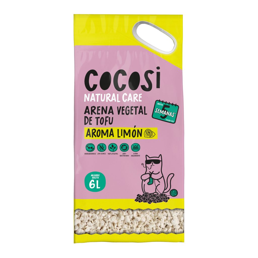 Cocosi Lecho Vegetal de Tofu para Gatos COCOSI Mascotas-Ávila