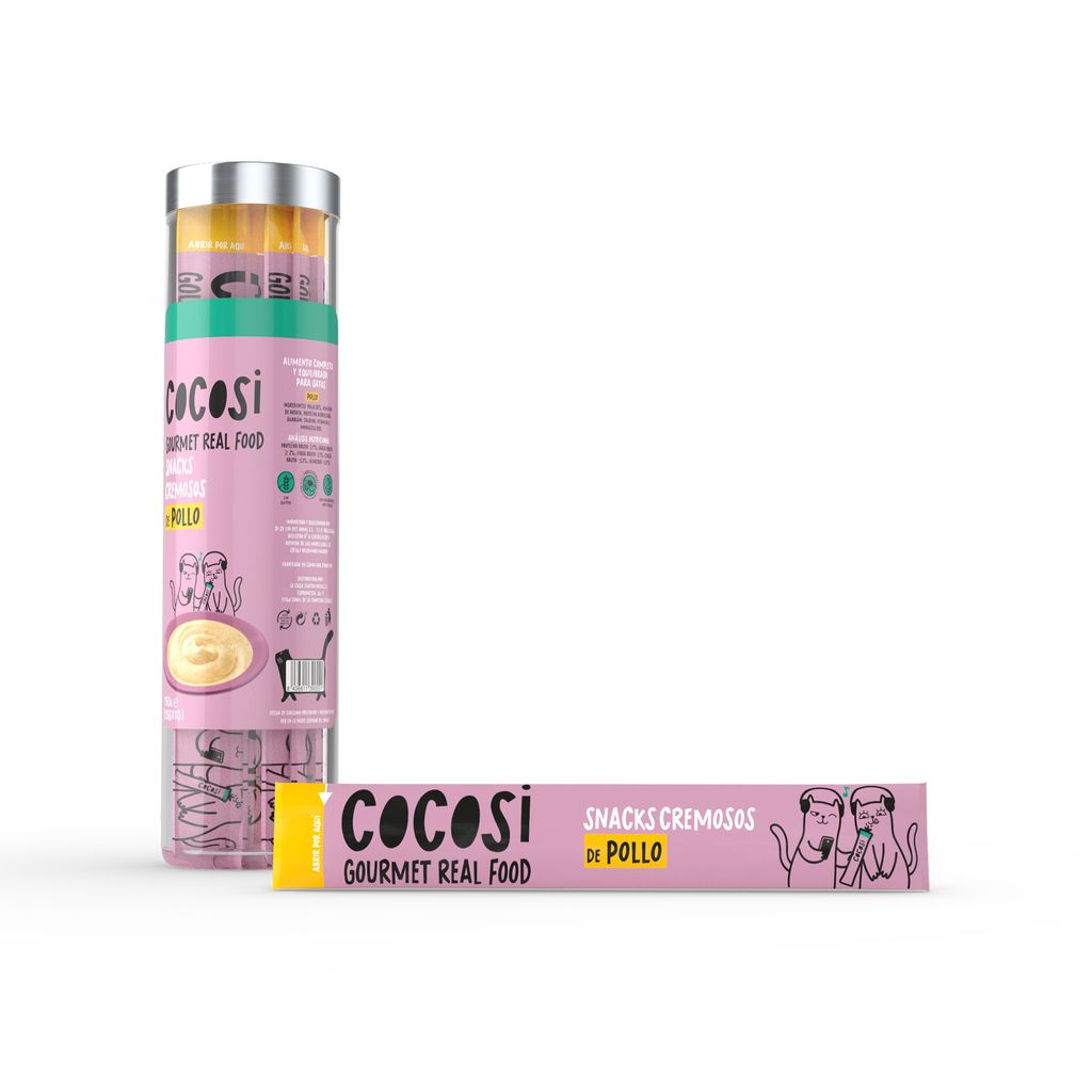 Cocosi Snack Cremoso de Pollo para Gatos COCOSI Mascotas-Ávila