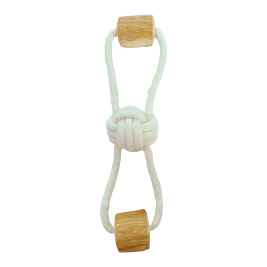 Colgante Masticable de Café con Nudos para Perros Hobbitalf HOBBIT.ALF Mascotas-Ávila