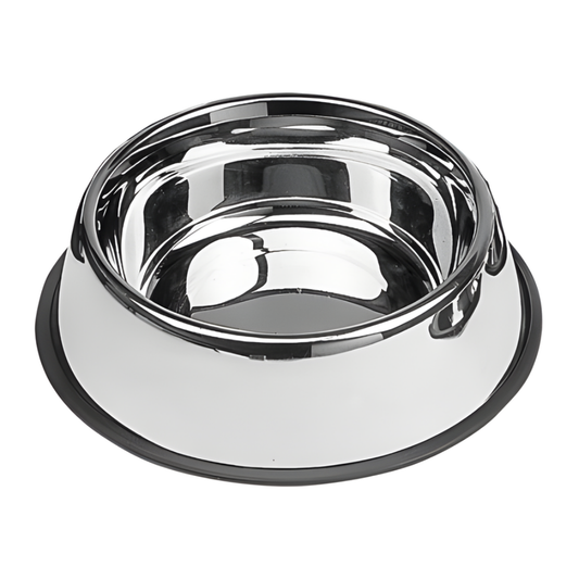 Comedero Acero Inox.Antideslizante 1,8L 29 cm NAYECO Mascotas-Ávila
