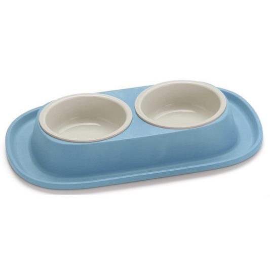 Comedero Silicona Plástico Doble 2X200 ml Freedog FREEDOG Mascotas-Ávila