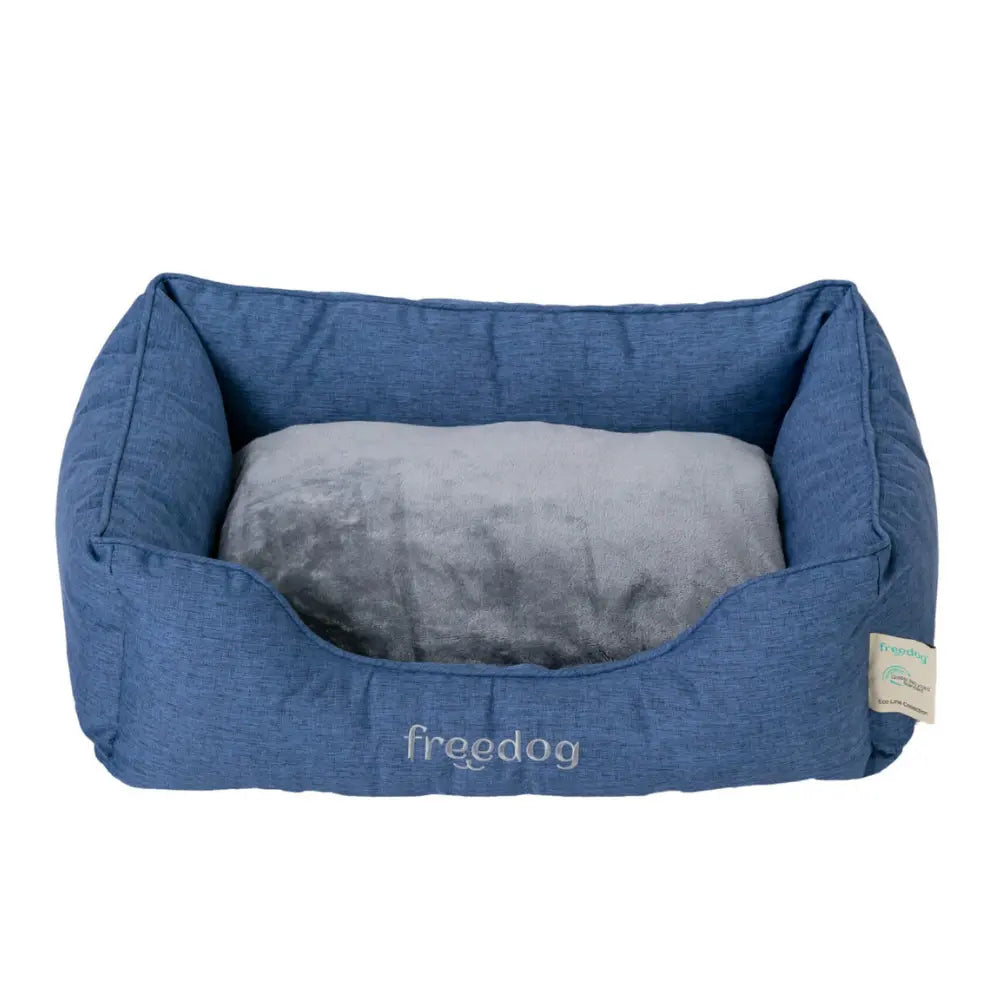 Cuna Eco Line Flask Azul 61X48X18 cm 100% Reciclado FREEDOG Mascotas-Ávila