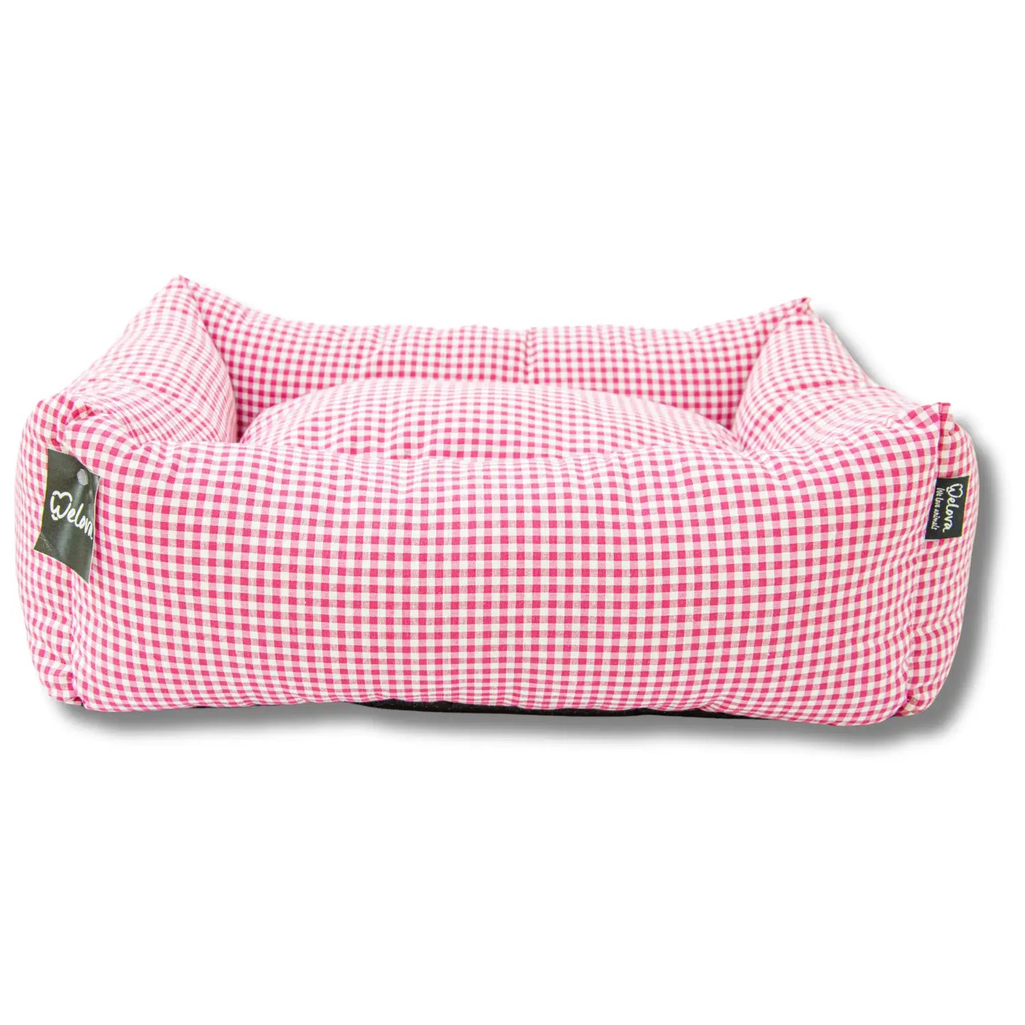 Cuadros Vichy Camas Para Perros Color Rosa Cama Para Perro Rosa