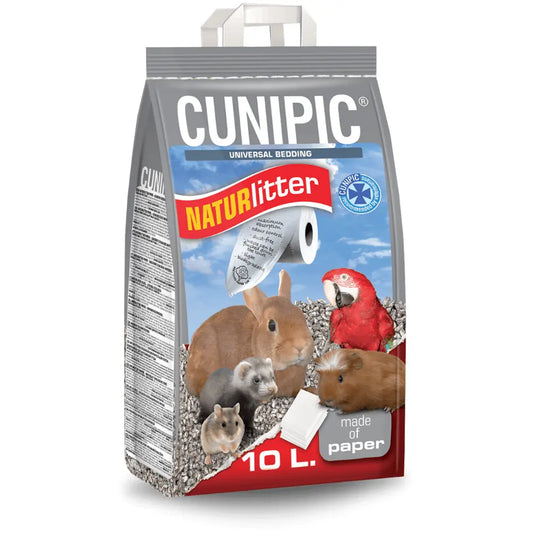 Cunipic Naturlitter Lecho Vegetal de Papel 25+10L Gratis CUNIPIC Mascotas-Ávila