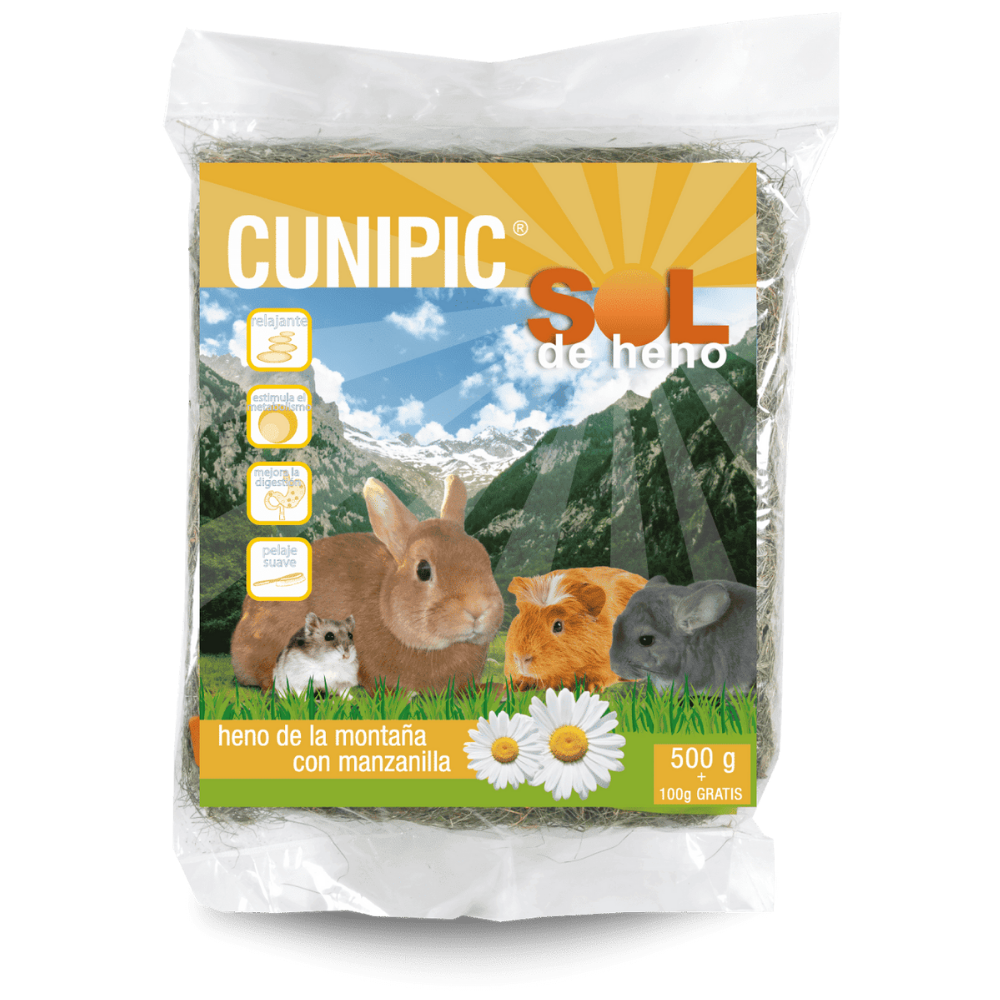 Manzanilla Cunipic Sol de Heno 500 g CUNIPIC Mascotas-Ávila