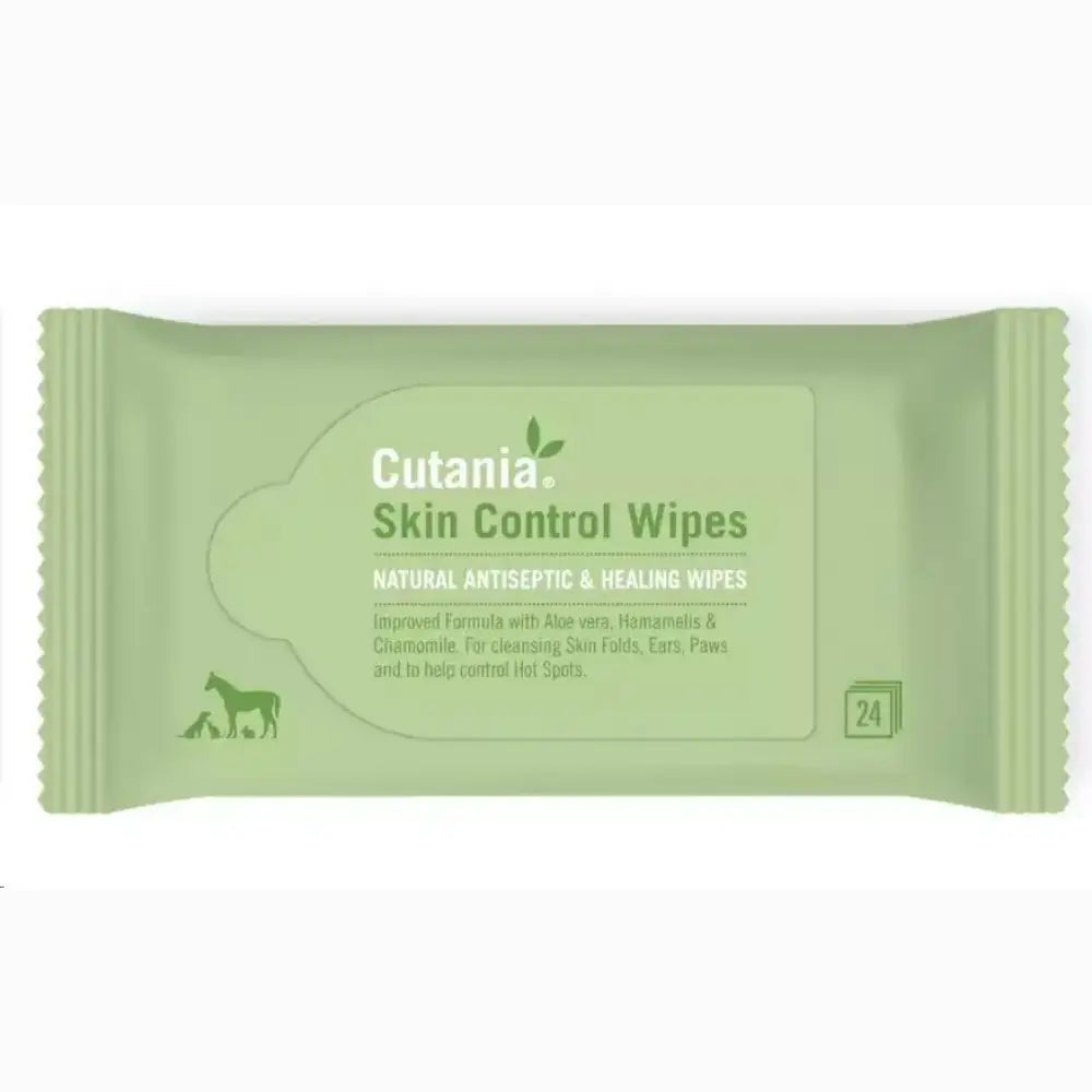 Cutania Skin Control Wipes 24 Toallitas VETNOVA Mascotas-Ávila