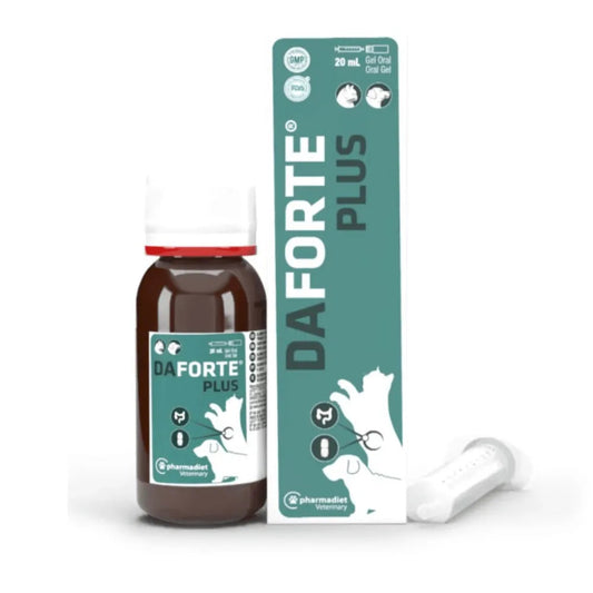 20 ml Daforte Plus Antidiarreico para Perros y Gatos | con Prebióticos y Probióticos PHARMADIET Mascotas-Ávila
