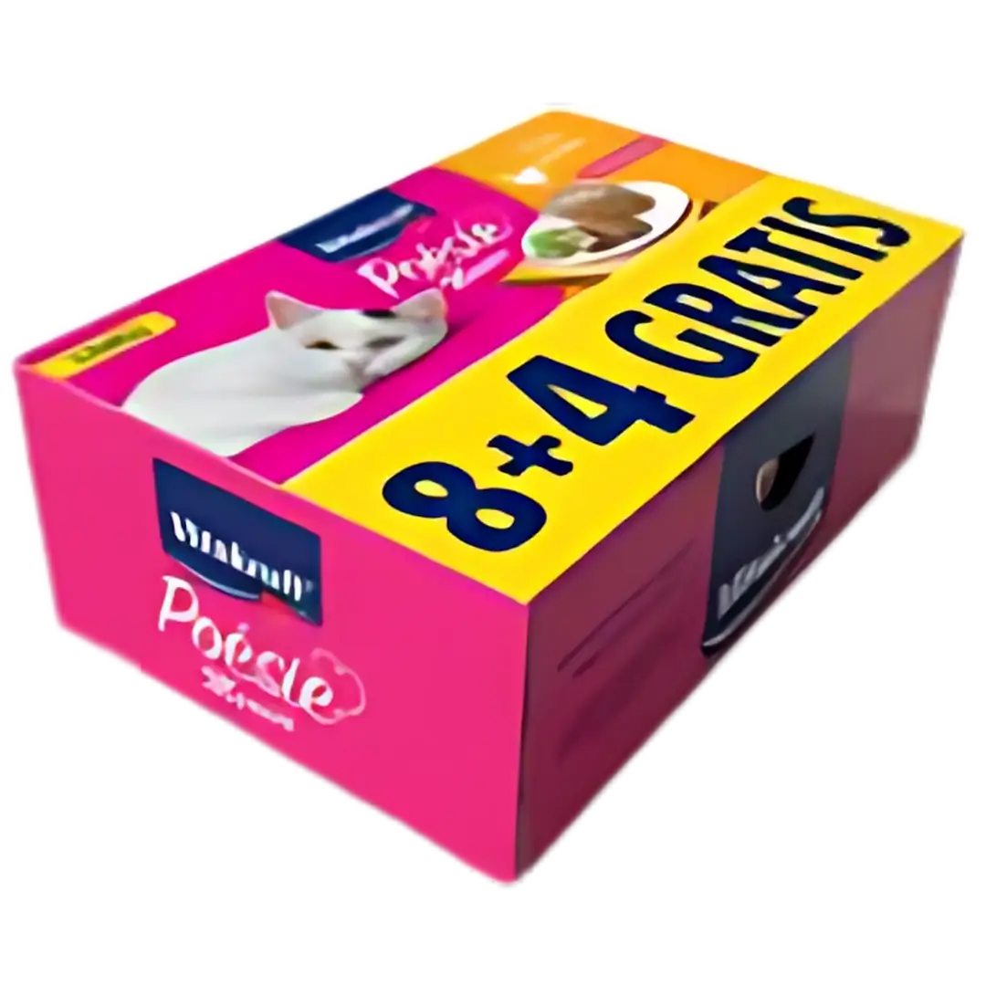 Vitakraft Cat Poesie Mousse 85Gr Pollo Pack 8+4 Latas - Mejor Precio - Mascotas Ávila