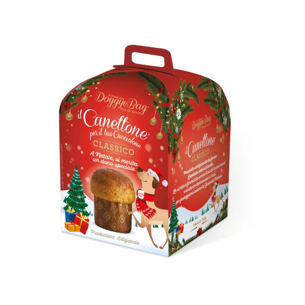 DoggyeBag Canettone Classico Snack de Navidad para Perros 125g DoggyeBag Mascotas-Ávila