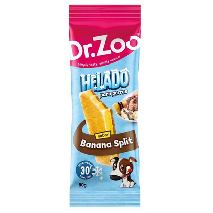 Dr. Zoo Snack Helado Banana Split 50 g para Perros DR. ZOO Mascotas-Ávila