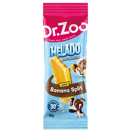 Dr. Zoo Snack Helado Banana Split 50 g para Perros DR. ZOO Mascotas-Ávila