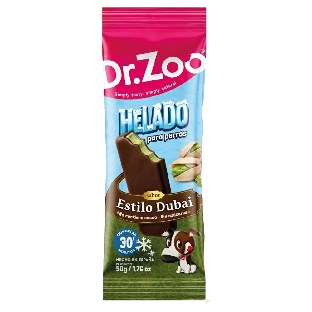 Dr. Zoo Snack Helado Cholate Dubái 50 g para Perros DR.ZOO Mascotas-Ávila