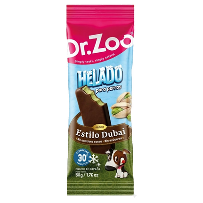 Dr. Zoo Snack Helado Cholate Dubái 50 g para Perros DR.ZOO Mascotas-Ávila