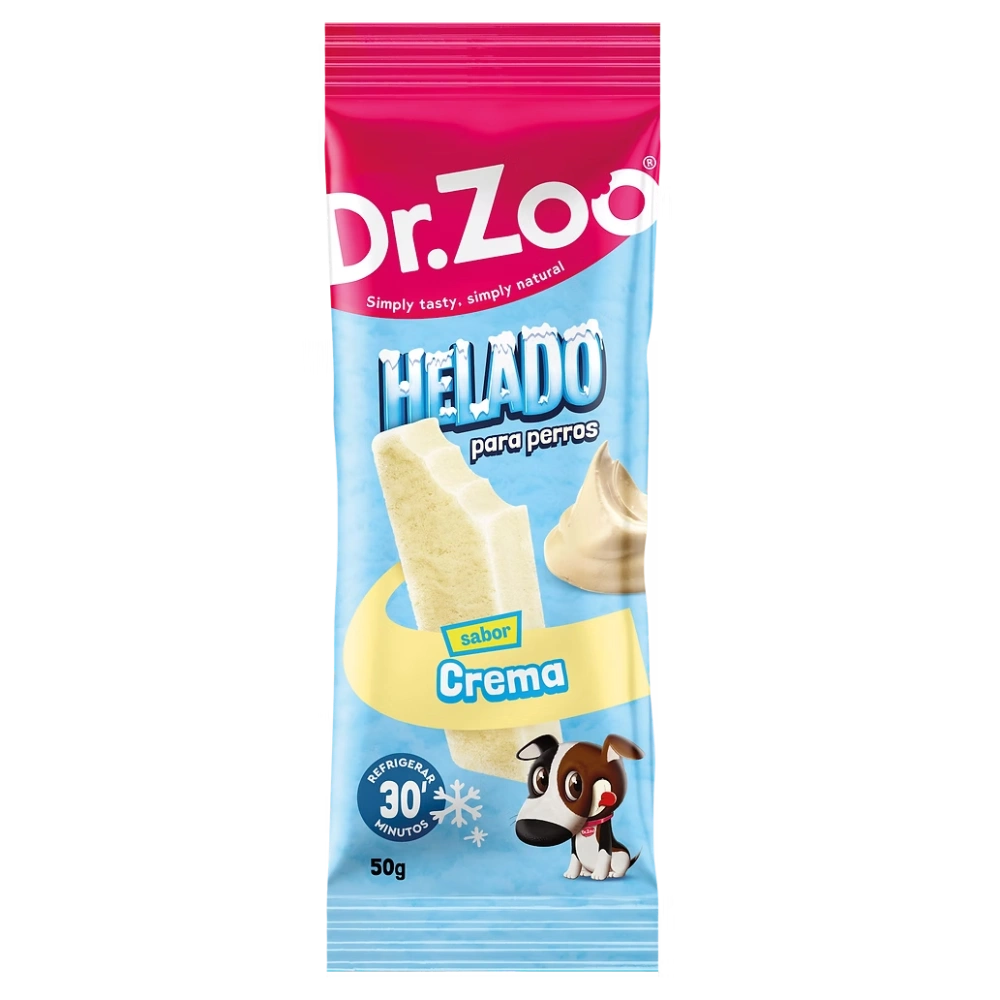 Dr. Zoo Snack Helado Crema 50 g para Perros DR. ZOO Mascotas-Ávila