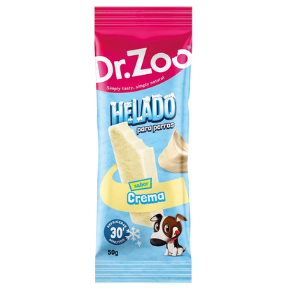 Dr. Zoo Snack Helado Crema 50 g para Perros DR. ZOO Mascotas-Ávila