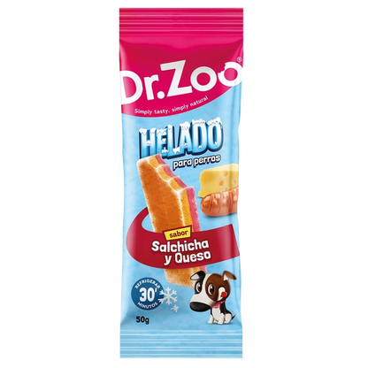 Dr. Zoo Snack Helado Salchicha y Queso 50 g para Perros DR. ZOO Mascotas-Ávila