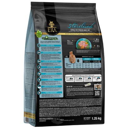 ERA Cat Grain Free STERILIZED ADULT Fresh Chicken y Turkey Pienso para Gatos ERA Mascotas-Ávila