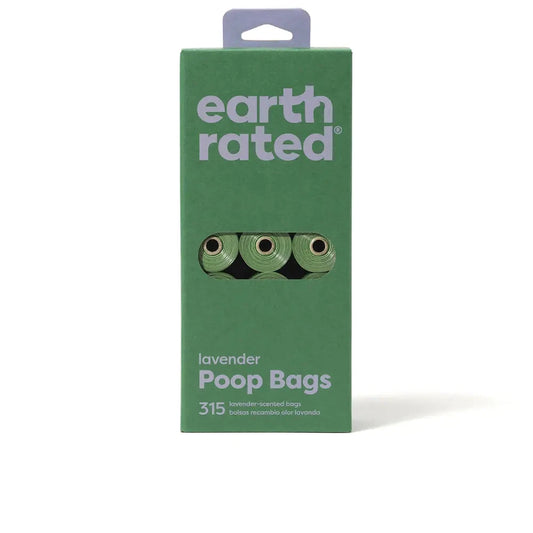 Earth Rated Bolsas Higiénicas Reciclables Aroma Lavanda Pack Ahorro 315 bolsas EARTH RATED Mascotas-Ávila