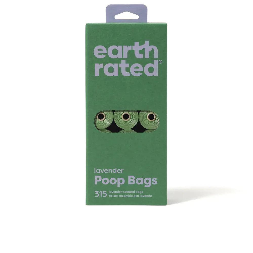 Earth Rated Bolsas Higiénicas Reciclables Aroma Lavanda Pack Ahorro 315 bolsas EARTH RATED Mascotas-Ávila