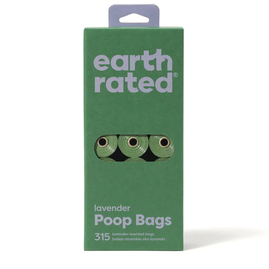 Earth Rated Bolsas Higiénicas Reciclables Aroma Lavanda Pack Ahorro 315 bolsas EARTH RATED Mascotas-Ávila