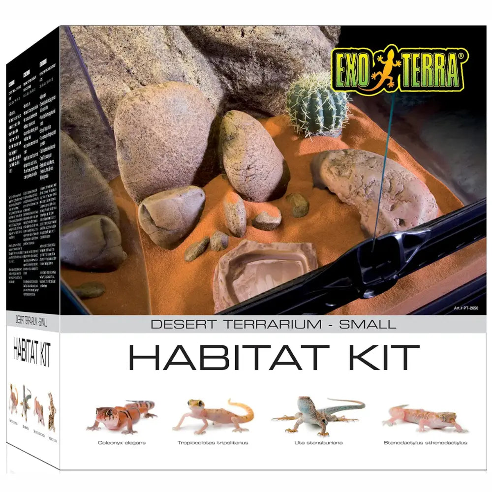 Exo Terra Habitat Kit Desertico 27 L Peq. 30X30X30 EXOTERRA Mascotas-Ávila