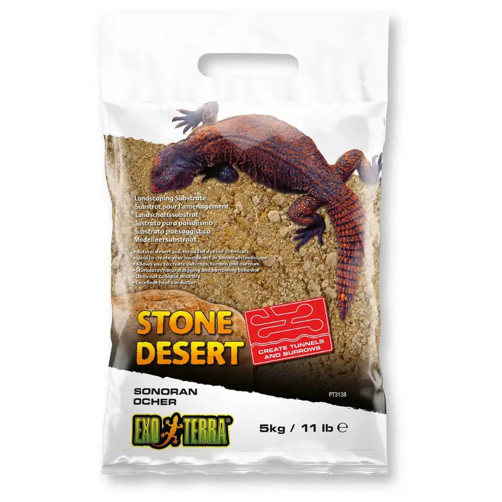 Exo Terra Sustrato Sonoran Ocher Stone Desert 5 kg EXOTERRA Mascotas-Ávila